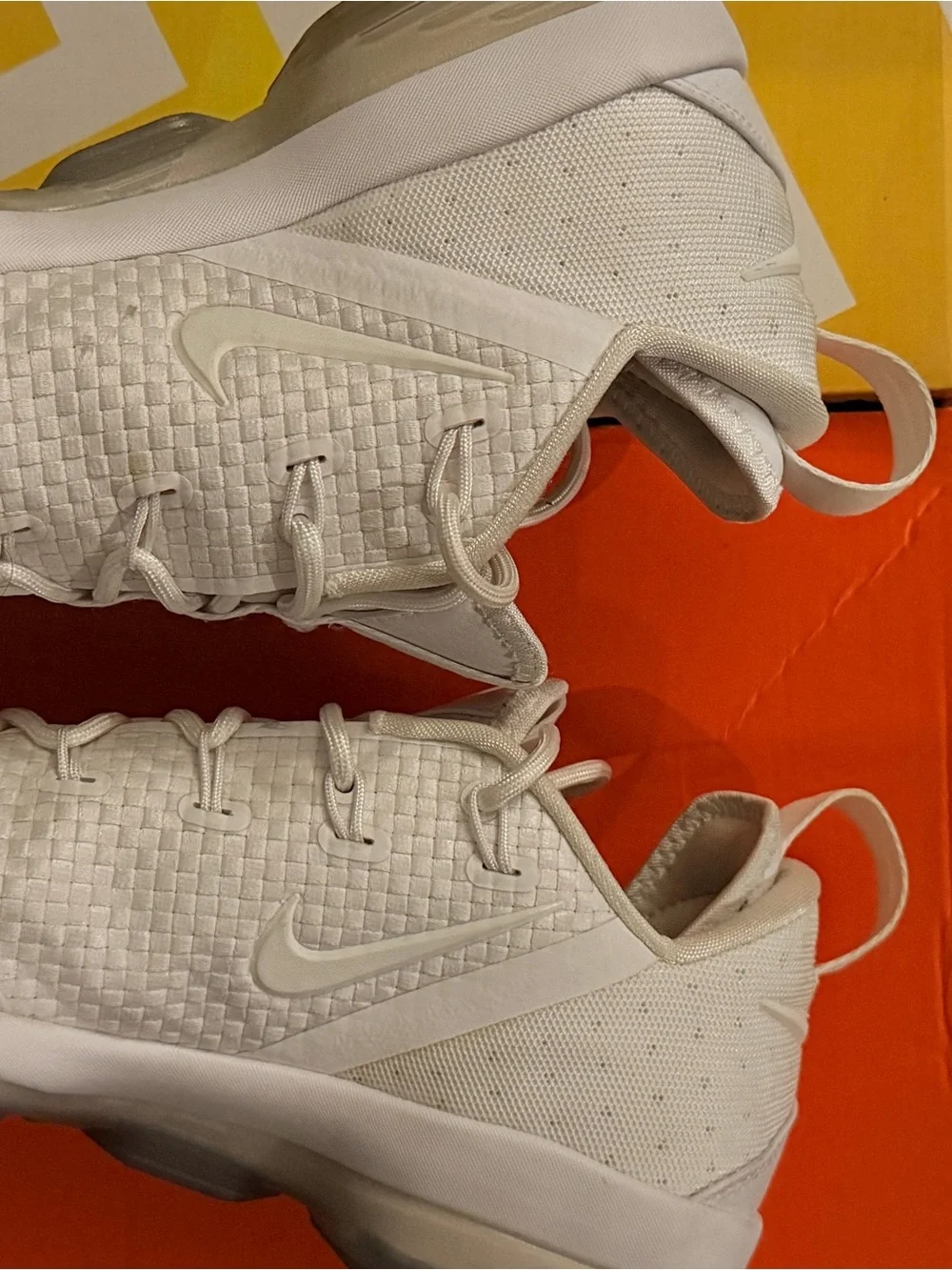 Nike LeBron 14 Jordan Men's Athletic Sneakers in White